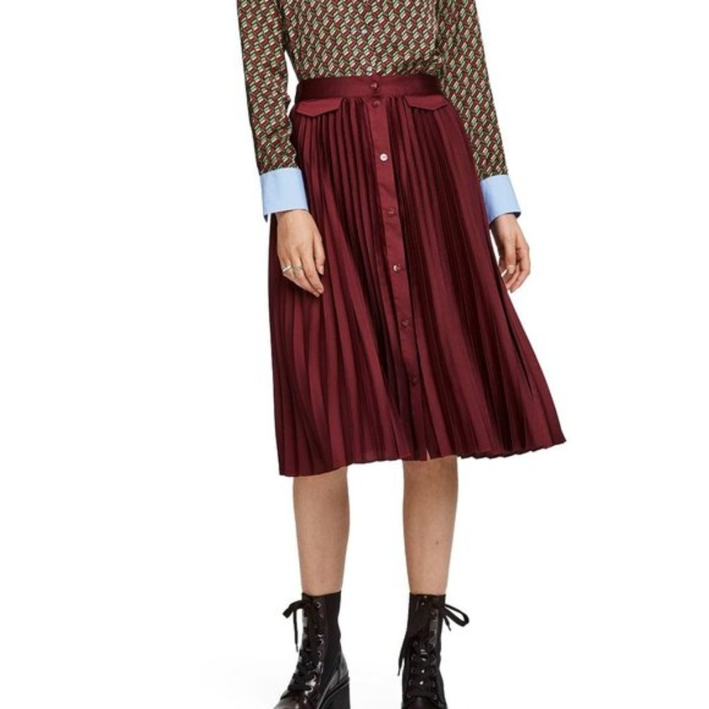 Scotch & Soda | Pleated Midi Skirt